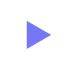 Play button Purple play button with white background