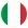 Italy Circular Italy Flag